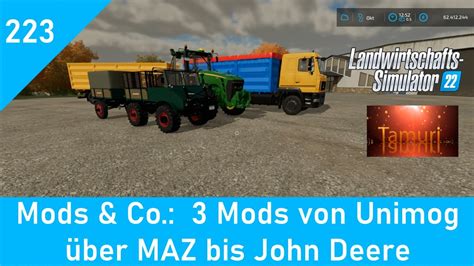 LS22 Mods Co 223 3 Mods von Unimog über MAZ bis John Deere Links