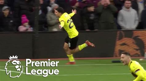 Zeki Amdouni Equalizes For Burnley Against Aston Villa Premier League