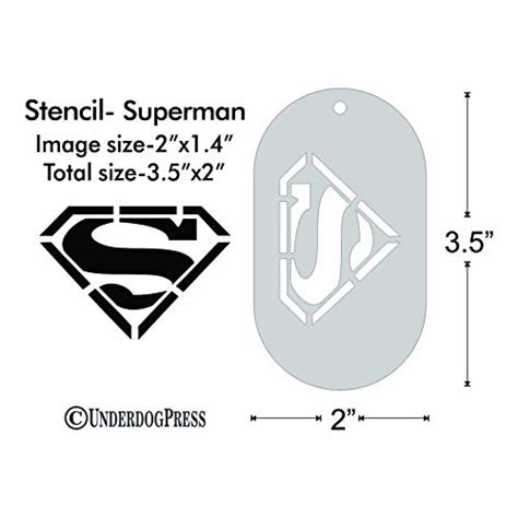 Superman Symbol Stencil