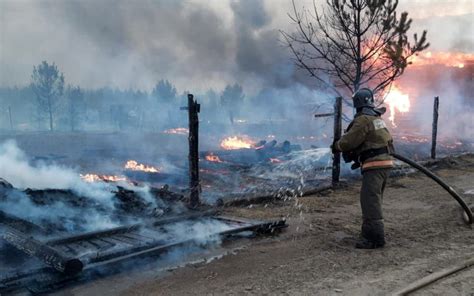 Siberia este în flăcări Imagini din zona în care a fost declarată