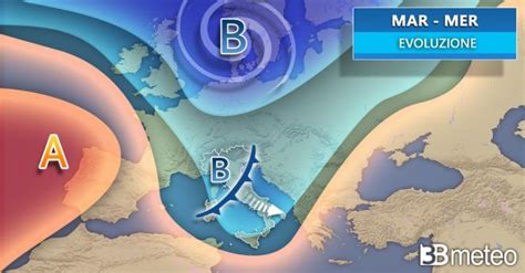 Meteo Tra Marted E Mercoled Vortice Ciclonico Con Temporali Neve E