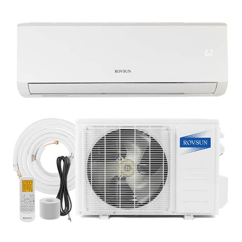 Rovsun 12 000 Btu Ac Heating System 19seer 230v Ductless Split System Air Conditioner With