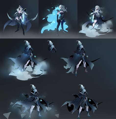 Artstation Dota Drow Ranger Arcana Concept