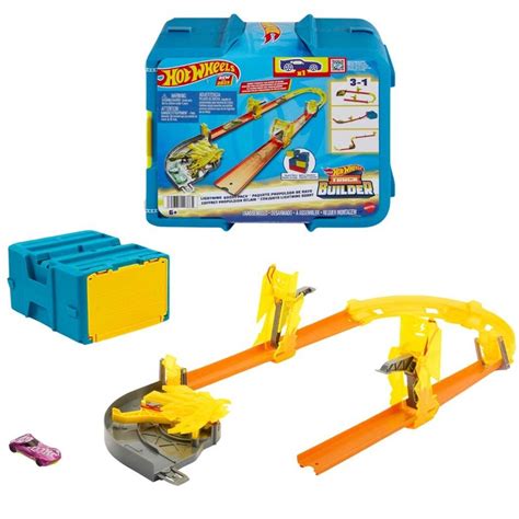 Hot Wheels Track Builder Deluxe Builder Box Bilbana Med 1 Hot Wheels Bil HNN38