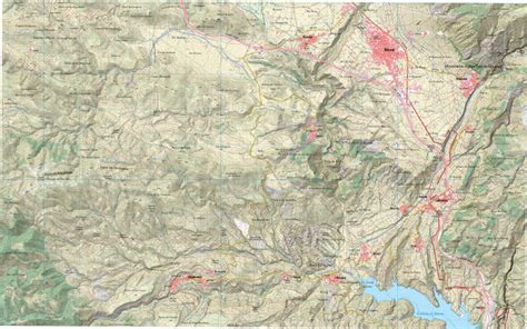 Mapas del Valle de Lecrín a escala 1 25 000 Poblaciones del Valle de