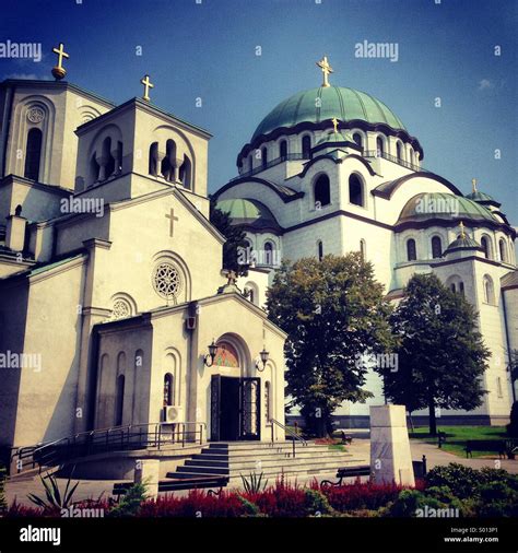 Sveti Sava The Biggest Eastern Orthodox Church Stock Photo Alamy