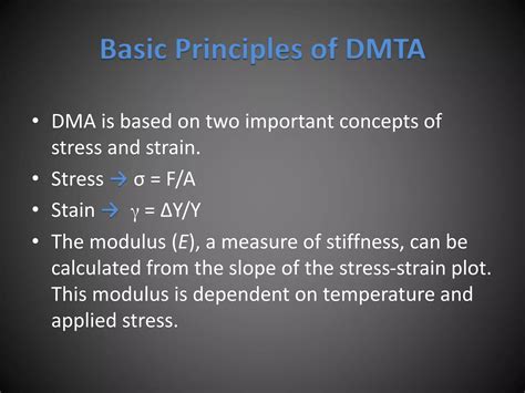 Presentation Dynamic Mechanical Analysis Dma Ppt