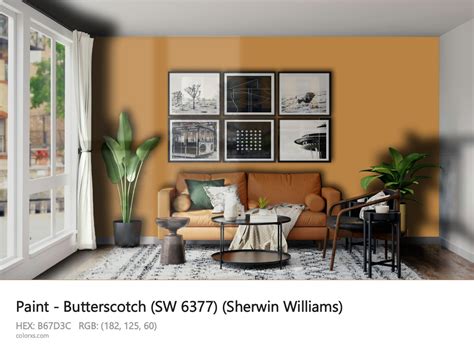 Sherwin Williams Butterscotch SW 6377 Paint Color Codes Similar