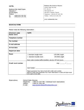 Fillable Online Tappi TAPPI Booking Form Doc Tappi Fax Email Print