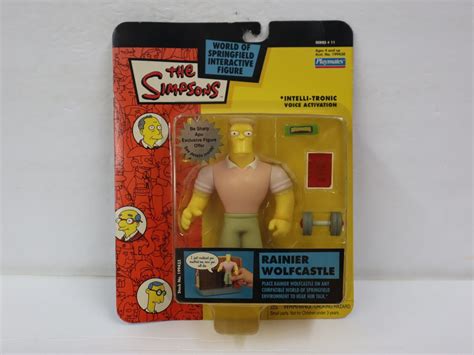 The Simpsons Rainier Wolfcastle Action Figure Mib Series 11 Playmates