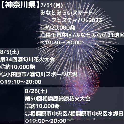 2023花火大会特集 ～関東編～ コミュニケーションツアーズ