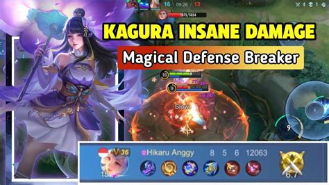 Kagura Insane Damage Build Magical Defense Breaker Mobile Legends