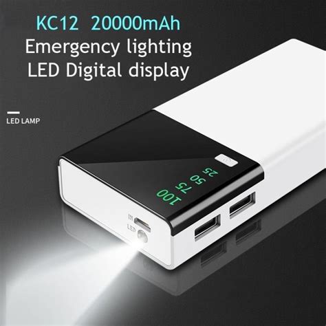 Kc Powerbank Kc Mah Usb With Led Digital Display With