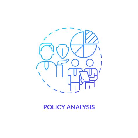 Degradado Pol Tica An Lisis Icono Concepto Aislado Vector Cabildeo