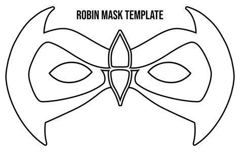 Robin Mask Template