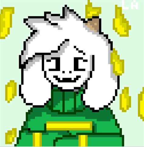 Asriel Pixel Art Undertale Amino