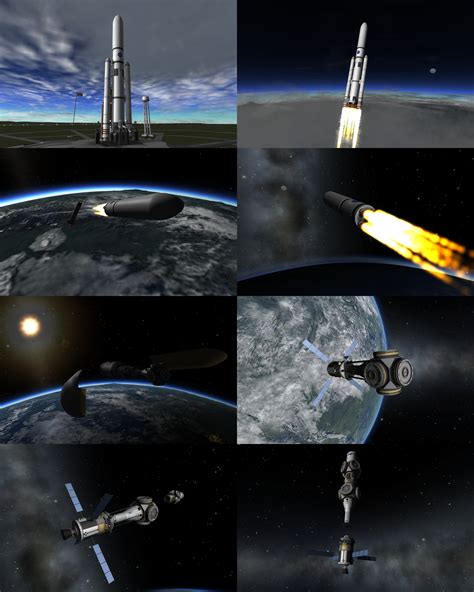 KSP - Station Docking Port Launch by Shroomworks on DeviantArt