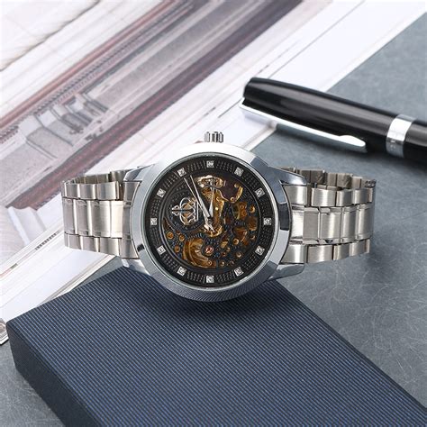 New WEIGUAN Fashion Business Double-Side Hollow Case Luminous Display ...