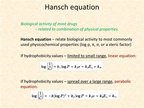 Ppt Quantitative Structure Activity Relationship Qsar Powerpoint