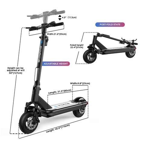 G Force S10 500w Brushless Motor 48v12ah Fat Tire Electric Scooter