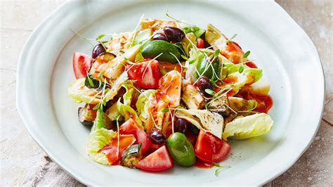 Ratatouille Salade Met Kropsla En Tuinkers Recept