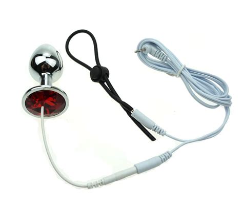 Electro Penis Stimulator Cock Ring Anal Plug Sex Toys For Men