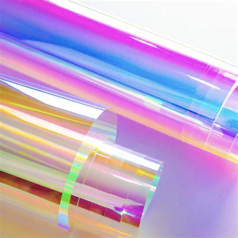 Holographic Iridescent Self Adhesive Sheets 2 Pack 30x30cm Resin