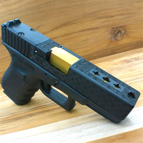 Custom Louis Vuitton Glock 19 Slide Kineti Tech