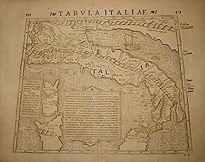 Tabula Italiae Von M Nster Sebastian Karte