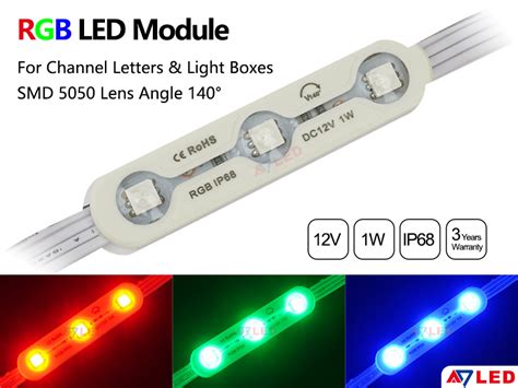 Ip Advertisement Sign Light Led Injection Modules Colorful V W