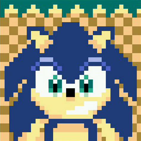 Pixelated Sonic The Hedgehog by Elijahthe1st on DeviantArt