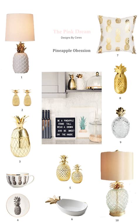 Pineapple Home Decor You Will Love - The Pink Dream