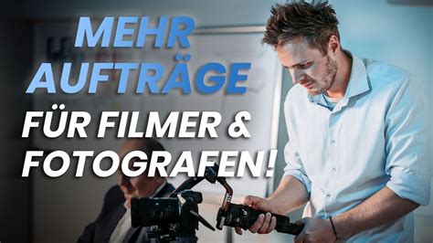 Mehr Aufträge für Fotografen Filmemacher im B2B