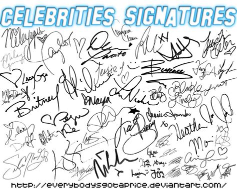 Famous Peoples Autographs