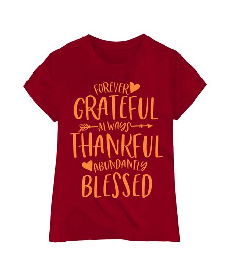 Thankful Grateful Blessed T Shirt Boutique Nanette