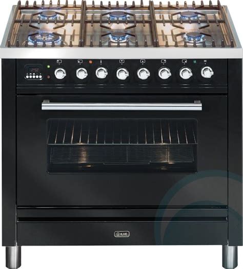 Freestanding Ilve Gas Oven/Stove NT906WVGB - $3362 | Dual fuel oven ...
