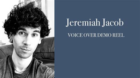 Jeremiah Jacob Voice Over Demo Reel YouTube