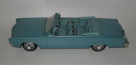 Vintage Chrysler Imperial Convertible Blue Promo Model Car Hk