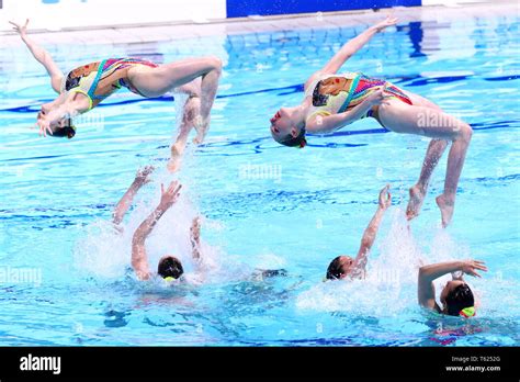 Artistic Swimming Team France Hi Res Stock Photography And Images Alamy