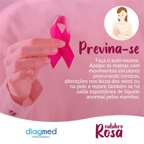 Outubro Rosa Previna se Diagmed Medicina e Saúde