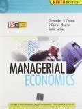 Rent Managerial Economics By Christopher Thomas Or Buy Second Hand Book