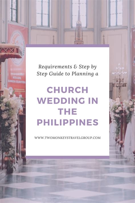 Requirements and Guide to Planning a Church Wedding in the Philippines