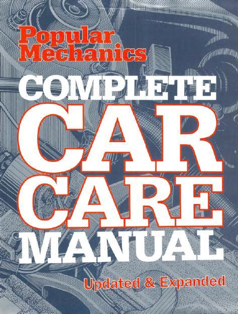 Automotive Books Popular Mechanics Complete Car Care Manual