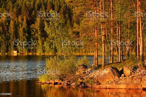 Saimaa Lake In Finland Stock Photo Download Image Now Autumn Blue