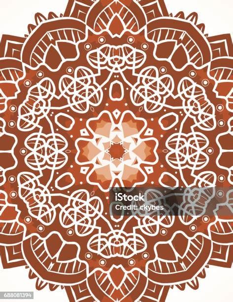 Ethnic Psychedelic Fractal Mandala Vector Meditation Looks Like ...