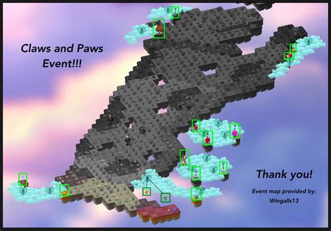 Claws Paws Event Cloud Key Map R Mergedragons