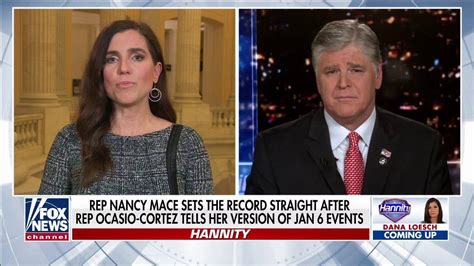 Fox News - Rep. Nancy Mace claims parts of AOC's Capitol Hill riot ...