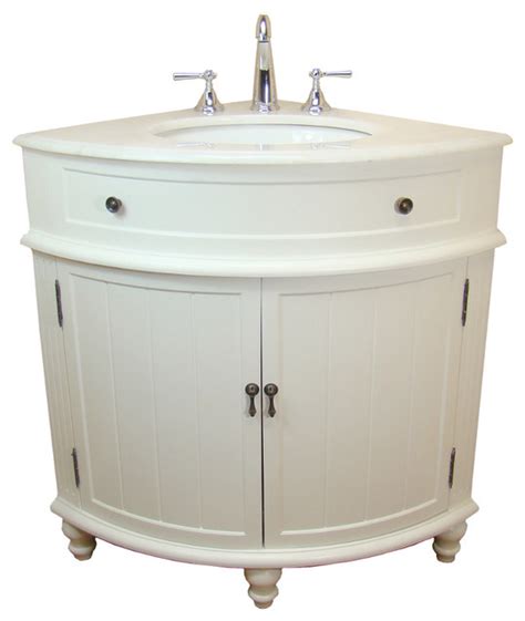 24" Thomasville Corner Sink Bathroom Vanity CF-47533W - Contemporary ...