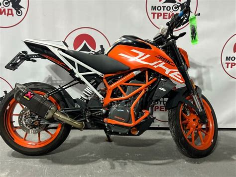 Купить б у KTM 390 Duke инжектор 6 передач в Химках оранжевый naked bike 2019 года на Авто ру