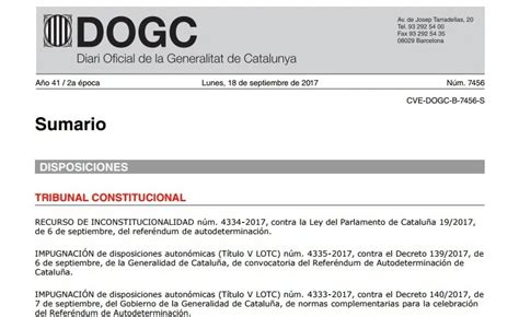 12 días después el Diari Oficial Generalitat publica la resolución del